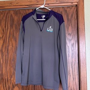 Super Bowl 52 official NFL pullover size large